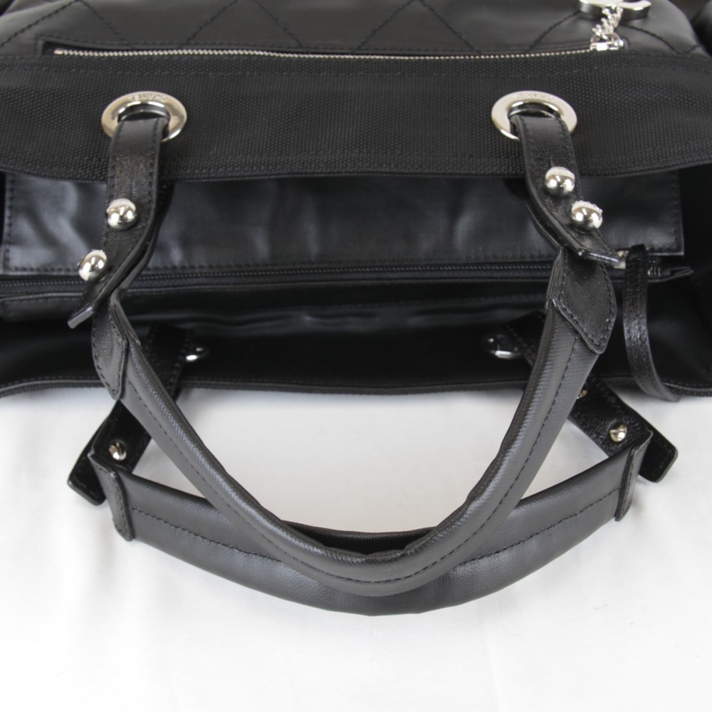 CHANEL Black Canvas Tote Bag - Picture 8 of 16